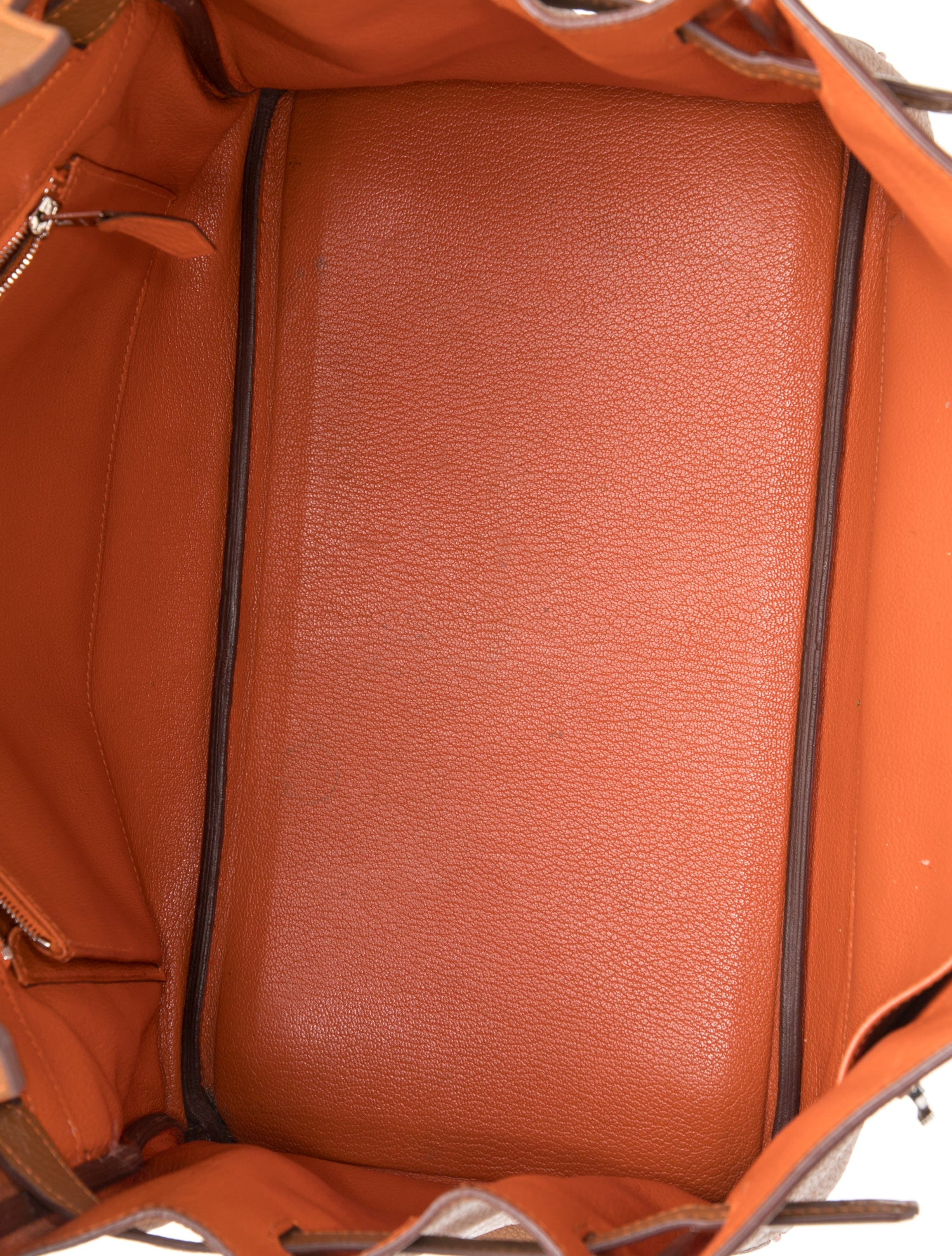 エルメス バーキン 35 スペシャルオーダー バイカラー Gold Orange d'H トゴ シルバー金具 パーソナルオーダー ホースシュー HERMES BIRKIN 35 GOLD ORANGE D'H TOGO SILVER HARDWARE HSS