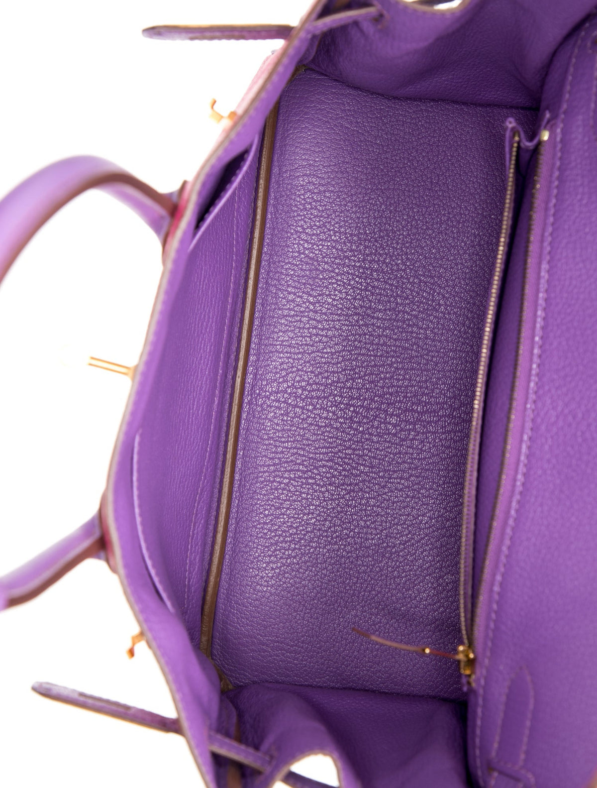 Hermes Birkin 30 HSS Personal Order Bicolor Parme Rose Tyrien Chevre Mysore Brushed Gold Hardware