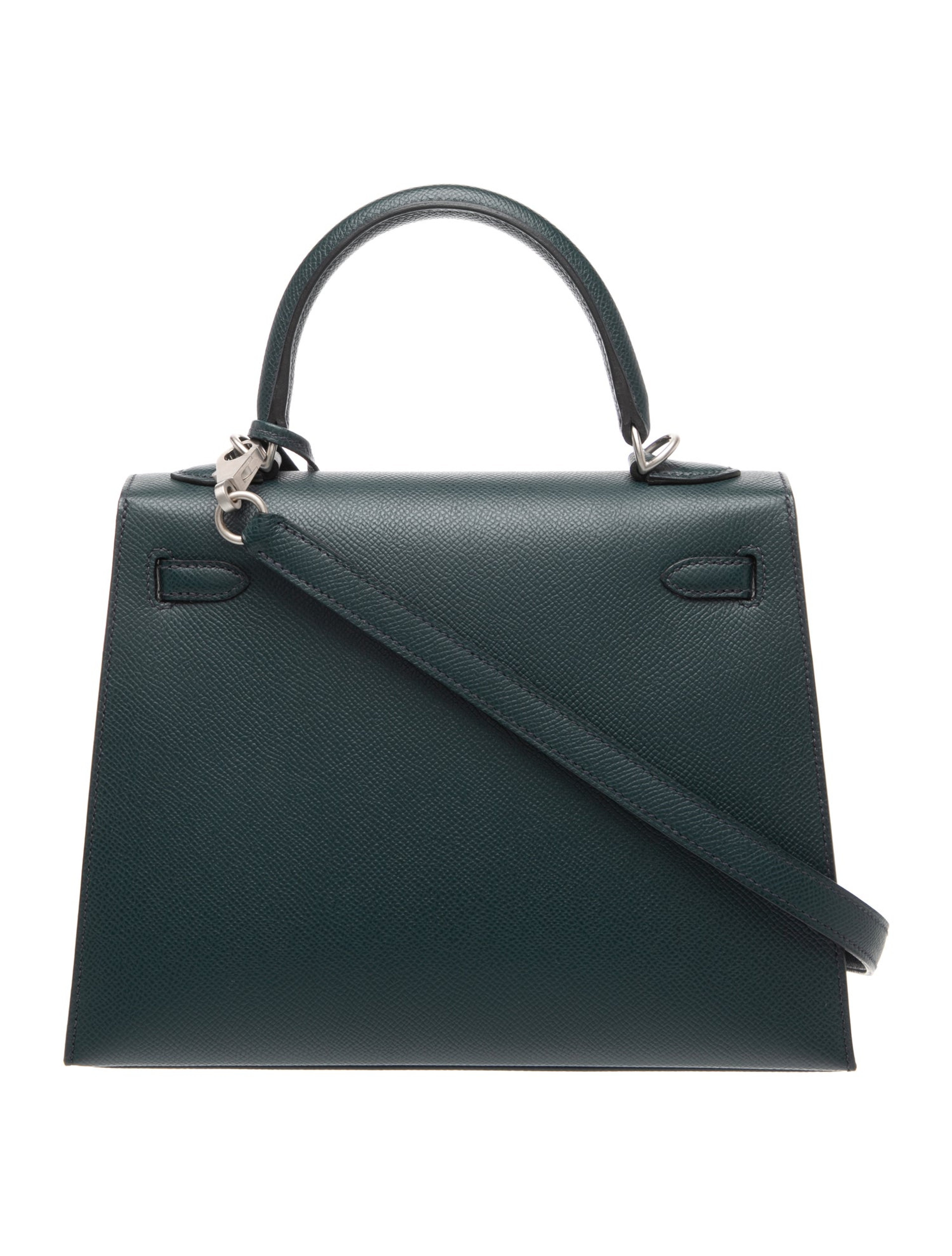 エルメス ケリー 25 スペシャルオーダー バイカラー Bleu Indigo Vert Cypres エプソン マットシルバー金具 パーソナルオーダー ホースシュー HERMES KELLY 25 BLEU INDIGO VERT CYPRES EPSOM BRUSHED SILVER HARDWARE HSS