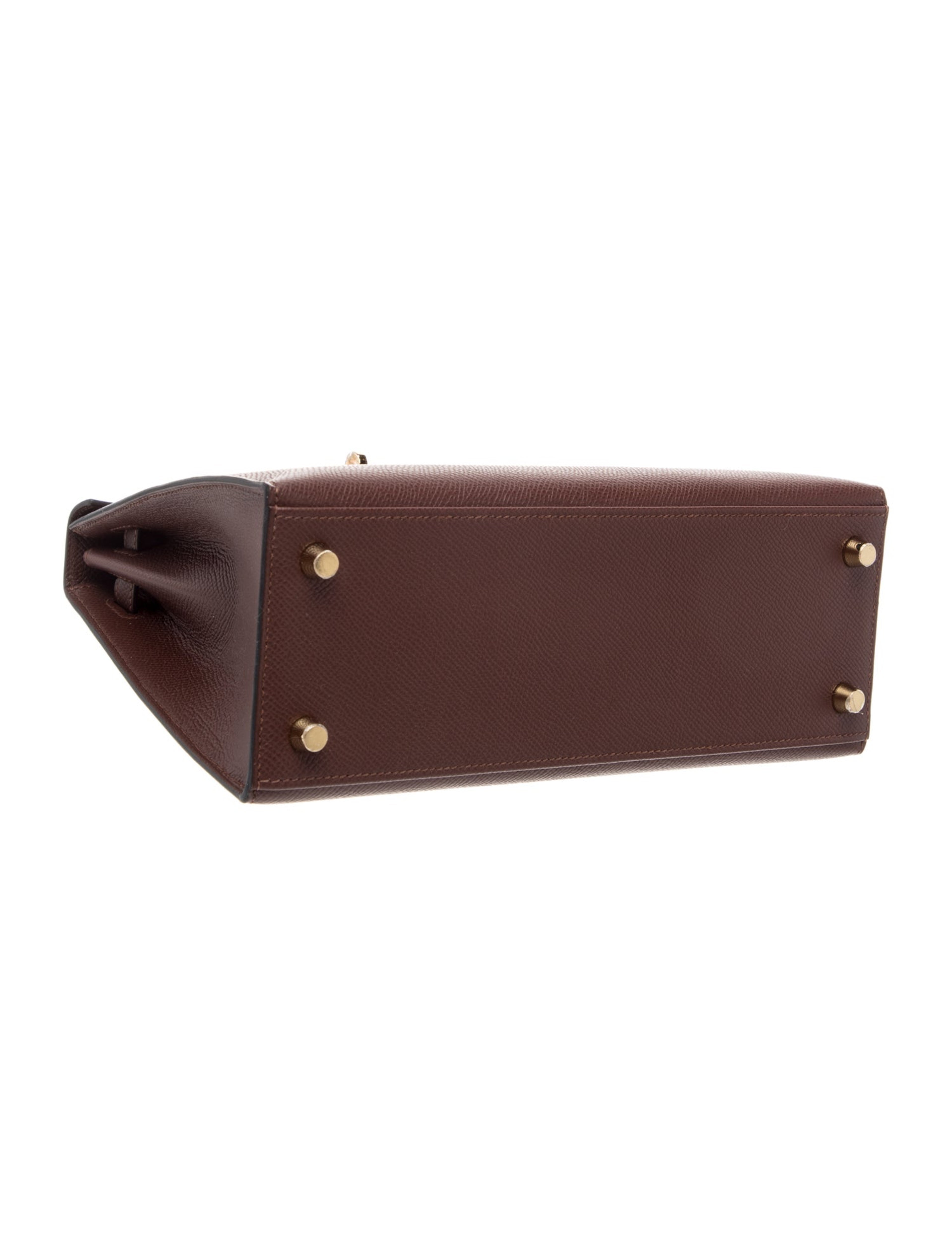 エルメス ケリー 25 トリコロール Terre Ebene Craie エプソン ゴールド金具 HERMES KELLY 25 TRI-COLOR TERRE EBENE CRAIE EPSOM GOLD HARDWARE