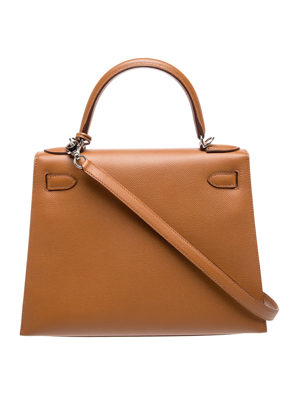 エルメス ケリー 28 ヴェルソ Gold Jaune Ambre エプソン シルバー金具 HERMES KELLY 28 VERSO GOLD JAUNE AMBRE EPSOM SILVER HARDWARE