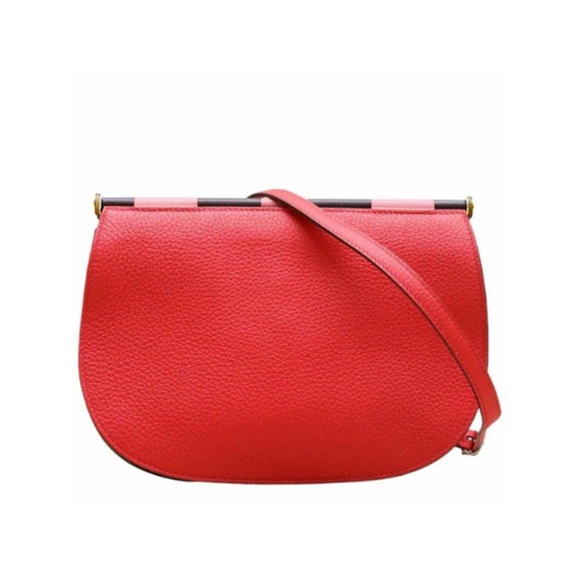 HERMES SAUT 25 SHOULDER BAG ROUGE DE COEUR TAURILLON CLEMENCE GOLD HARDWARE