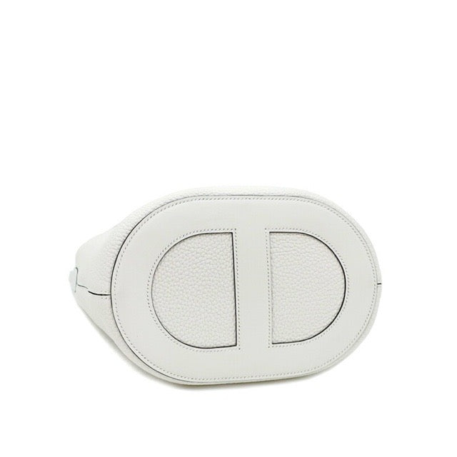 HERMES IN-THE-LOOP 23 NEW WHITE TAURILLON CLEMENCE SWIFT GOLD HARDWARE