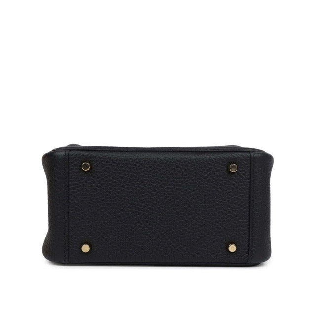 HERMES MINI LINDY 20 BLACK TAURILLON CLEMENCE GOLD HARDWARE
