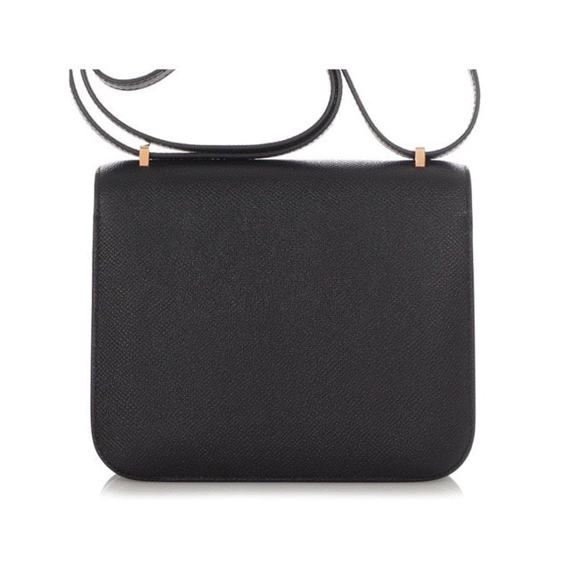 HERMES MINI CONSTANCE 18 MIRROR BLACK EPSOM GOLD HARDWARE