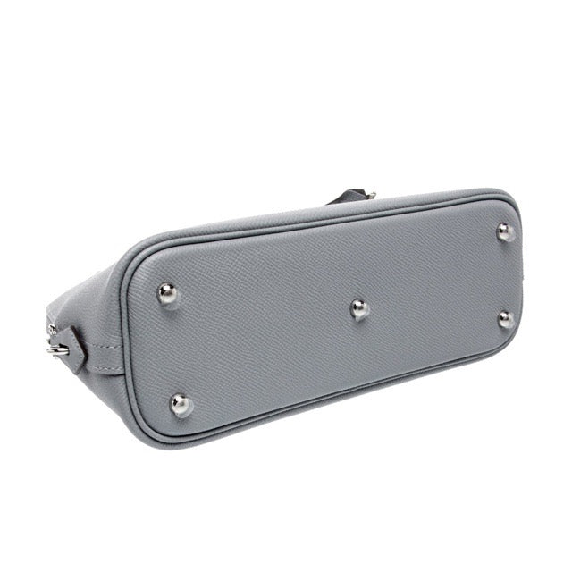 HERMES BOLIDE 1923 25 GRIS PANTIN EPSOM SILVER HARDWARE