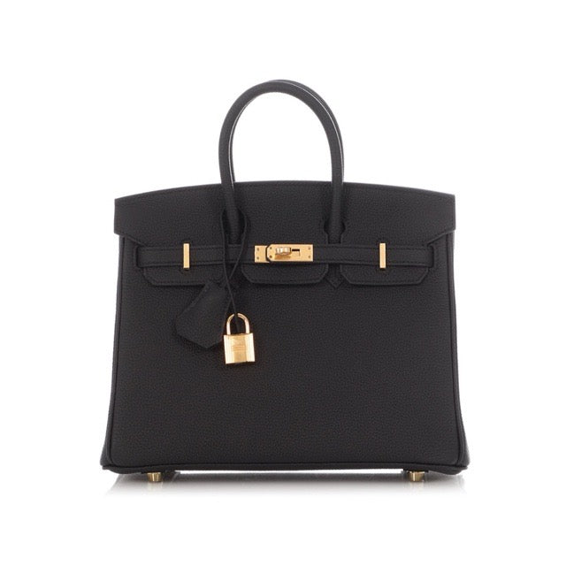 エルメス バーキン25 ブラック トゴ ゴールド金具 HERMES BIRKIN 25 
