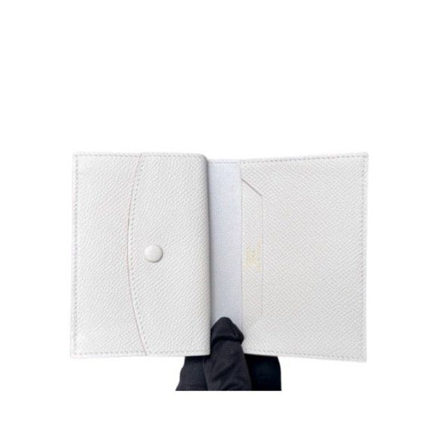 HERMES BEARN MINI WALLET GRIS PALE EPSOM GOLD HARDWARE