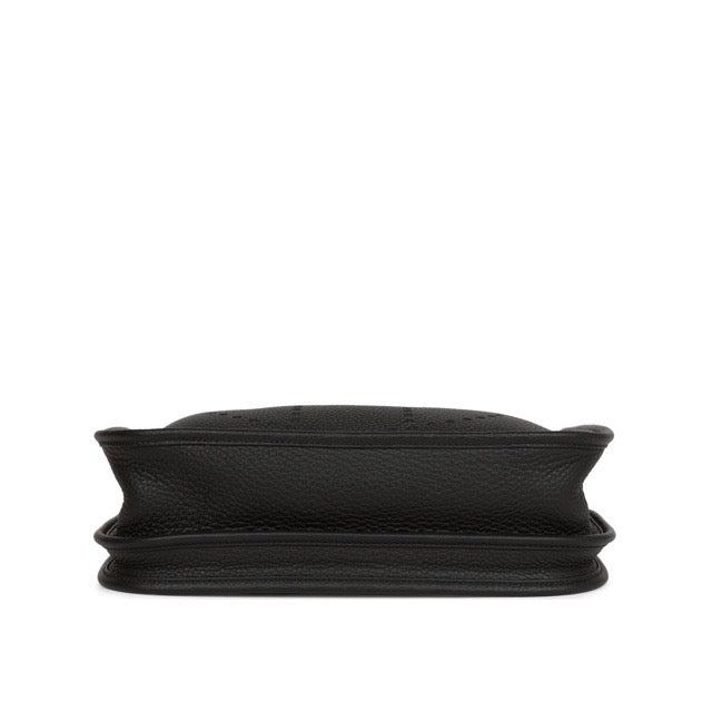 HERMES EVELYNE PM BLACK TAURILLON CLEMENCE SILVER HARDWARE