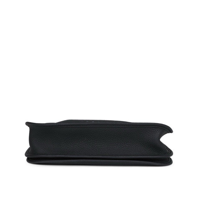 HERMES EVELYNE PM BLACK TAURILLON CLEMENCE GOLD HARDWARE