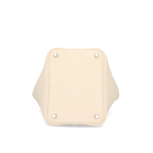 HERMES PICOTIN LOCK PM 18 NATA TAURILLON CLEMENCE SILVER HARDWARE