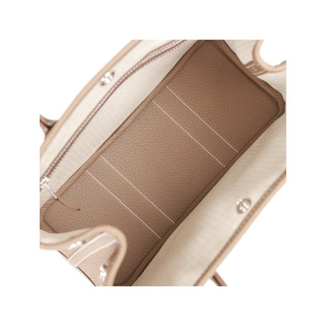 HERMES GARDEN PARTY 30 TPM TOTE ETOUPE NEGONDA SILVER HARDWARE