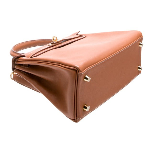 HERMES 25 RETOURNE GOLD SWIFT GOLD HARDWARE