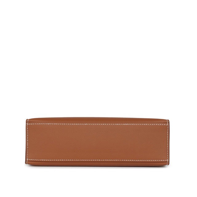HERMES KELLY POCHETTE GOLD SWIFT GOLD HARDWARE