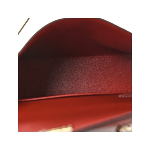 HERMES MINI KELLY 2 SELLIER 20 SPECIAL ORDER PERSONAL ORDER BRIQUE NATA CHEVRE PERMABRASS GOLD HARDWARE HSS