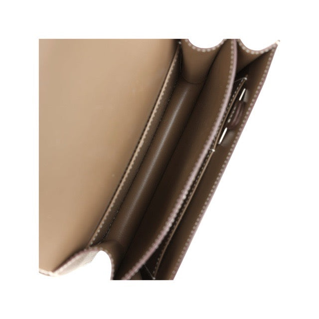 HERMES MINI CONSTANCE 18 MIRROR ETOUPE EPSOM SILVER HARDWARE