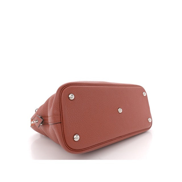 HERMES BOLIDE 31 TERRE BATTUE TAURILLON CLEMENCE SILVER HARDWARE