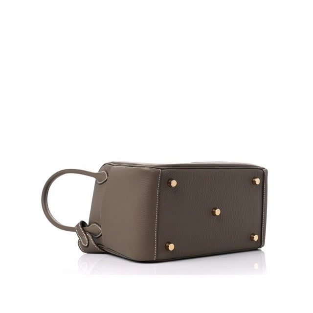 HERMES LINDY 26 ETOUPE TAURILLON CLEMENCE GOLD HARDWARE