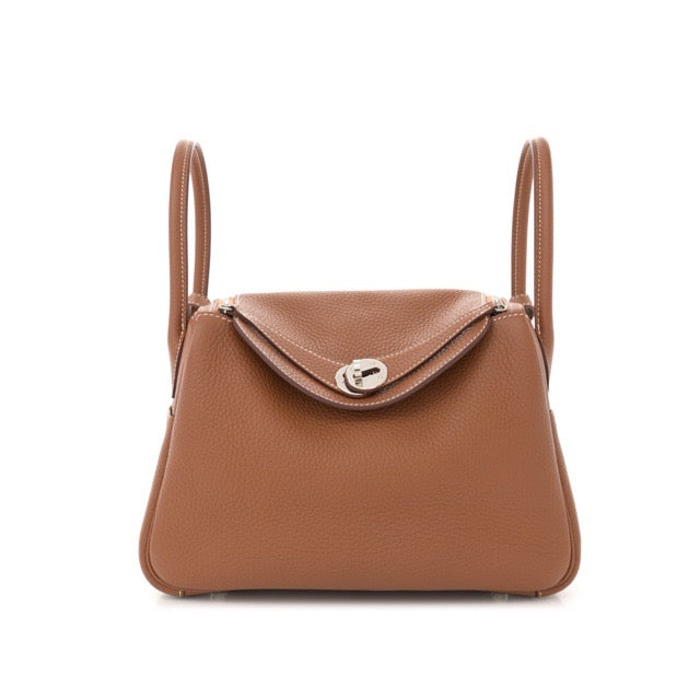 HERMES LINDY 26 GOLD TAURILLON CLEMENCE SILVER HARDWARE – AVENUE TOKYO