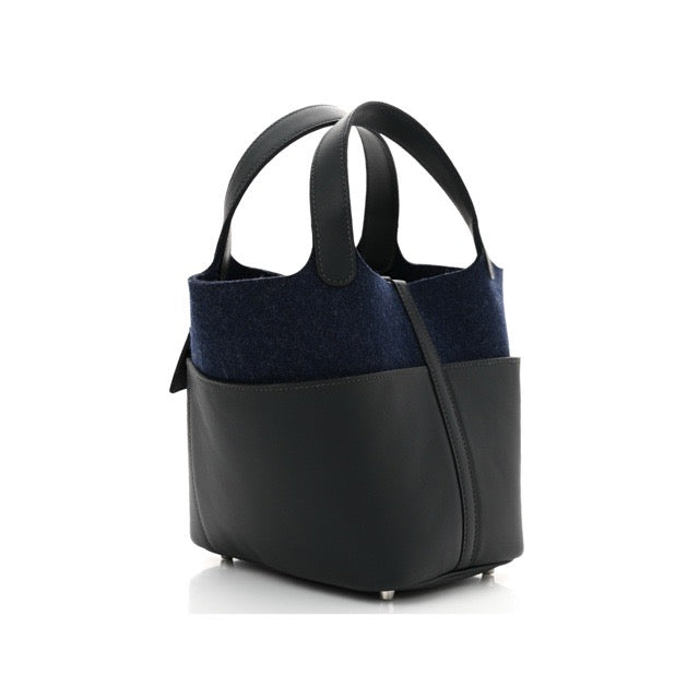 エルメス ピコタンロックPM ゴーチーム Bleu Nuit フェルト スイフト 