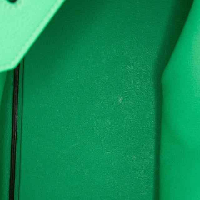 HERMES BIRKIN 40 HAC VERT COMICS TOGO SILVER HARDWARE