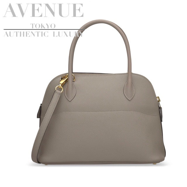 大変美品】エルメス ボリード27 グリアスファルト エプソン ゴールド金具 HERMES BOLIDE 27 GRIS ASPHALTE |  AVENUE TOKYO