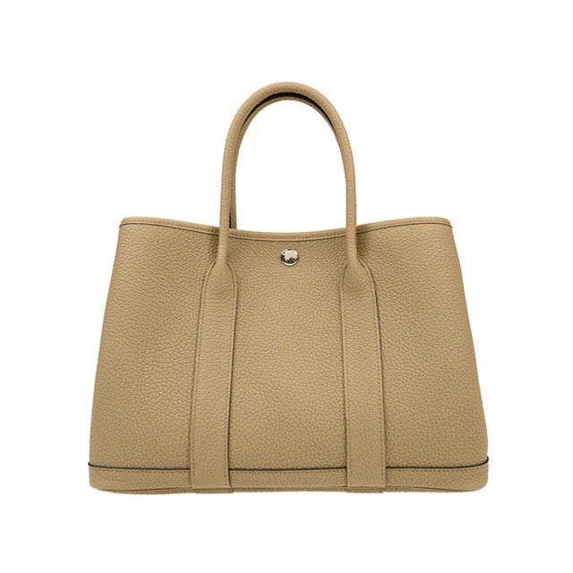 HERMES GARDEN PARTY TPM 30 BEIGE MARFA NEGONDA SILVER HARDWARE