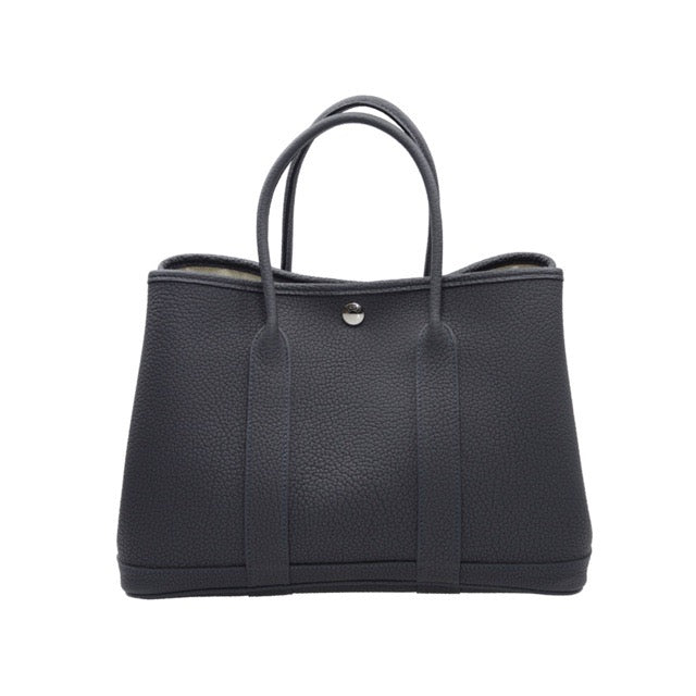 HERMES GARDEN PARTY TPM 30 ARDOISE NEGONDA SILVER HARDWARE