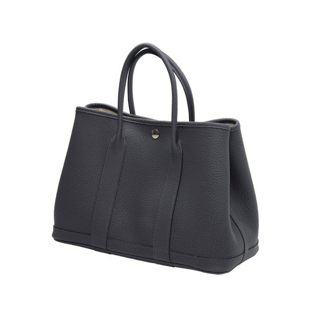 HERMES GARDEN PARTY TPM 30 ARDOISE NEGONDA SILVER HARDWARE