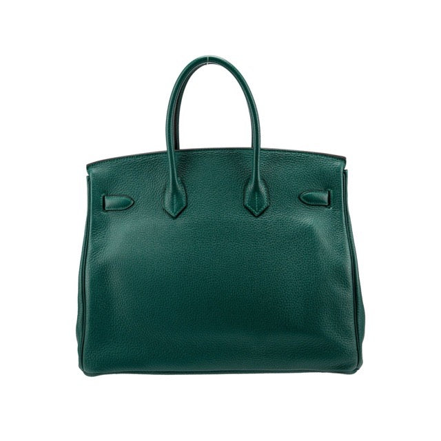 美品】エルメス バーキン３５ マラカイト トリヨンクレマンス シルバー金具 HERMES BIRKIN 35 MALACHITE TAUR |  AVENUE TOKYO