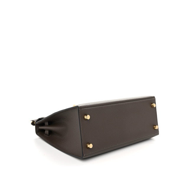 エルメス ケリー25 外縫い エコルセ エプソン ゴールド金具 HERMES KELLY SELLIER 25 ECORCE EPSOM GOLD HARDWARE