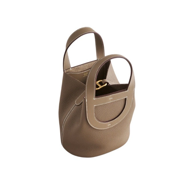 はな　hermes エルメス インザループ 18 エトゥープゴールド エルメス イン・ザ・ループ18 ゴールド トリヨンクレマンス