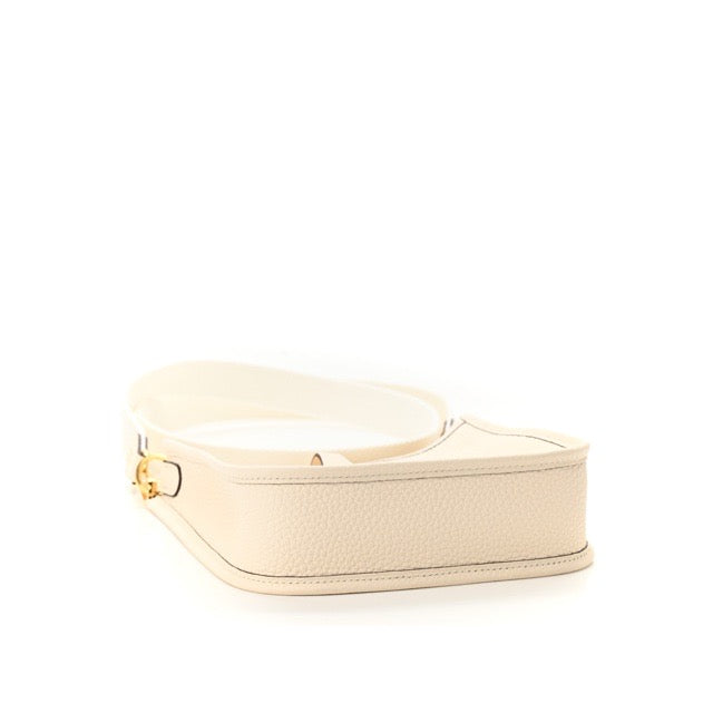 HERMES MINI EVELYNE TPM AMAZONE SHOULDER BAG NATA TAURILLON CLEMENCE GOLD HARDWARE