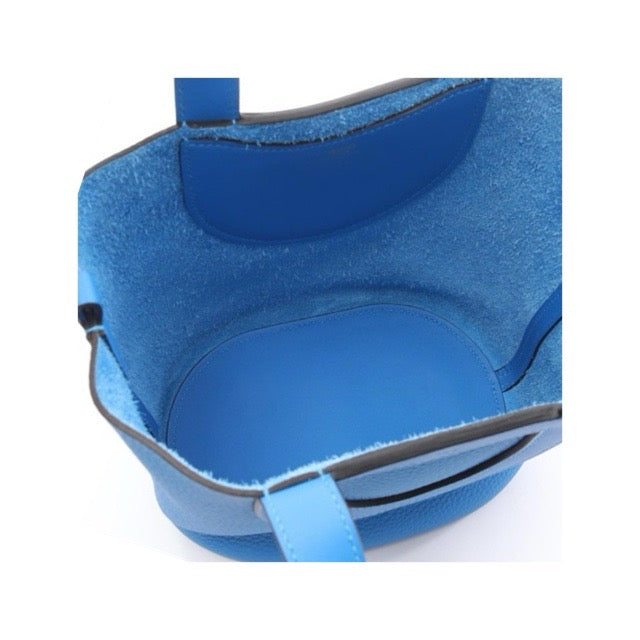 HERMES IN-THE-LOOP 18 BLEU HUDRA TAURILLON CLEMENCE SWIFT SILVER HARDWARE