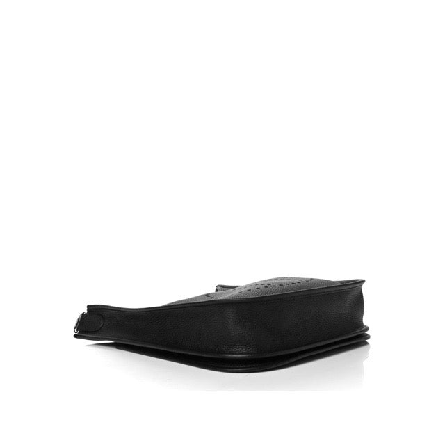 エルメス エヴリン PM ブラック トリヨンクレマンス シルバー金具 エブリン ショルダーバッグ HERMES EVELYNE PM BLACK TAURILLON CLEMENCE SILVER HARDWARE【中古】