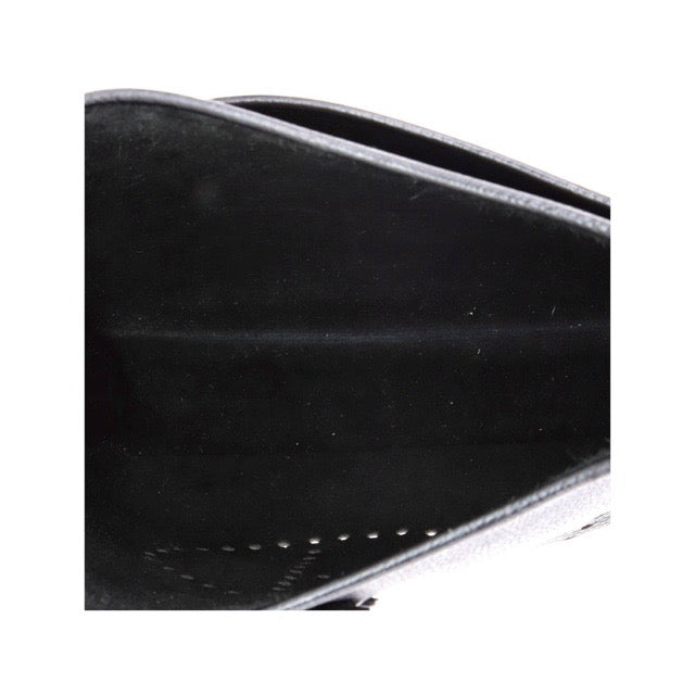 エルメス エヴリン PM ブラック トリヨンクレマンス シルバー金具 エブリン ショルダーバッグ HERMES EVELYNE PM BLACK TAURILLON CLEMENCE SILVER HARDWARE【中古】
