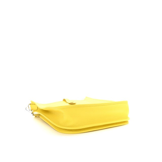 エルメス エヴリン PM ライム トリヨンクレマンス シルバー金具 エブリン ショルダーバッグ HERMES EVELYNE PM LIME TAURILLON CLEMENCE SILVER HARDWARE【中古】