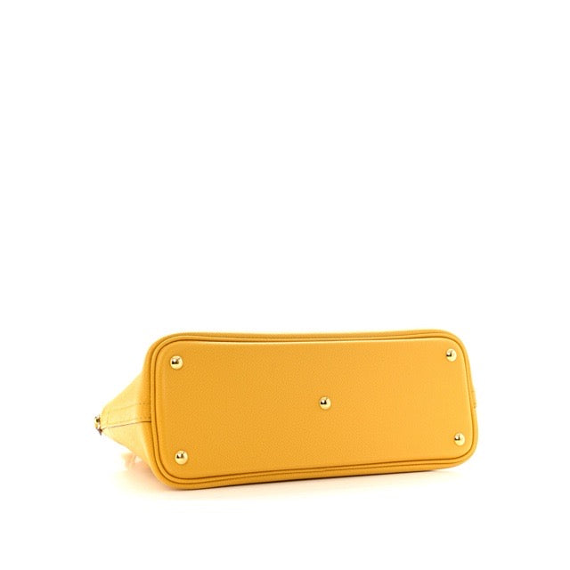 HERMES BOLIDE 27 JAUNE AMBRE EPSOM GOLD HARDWARE