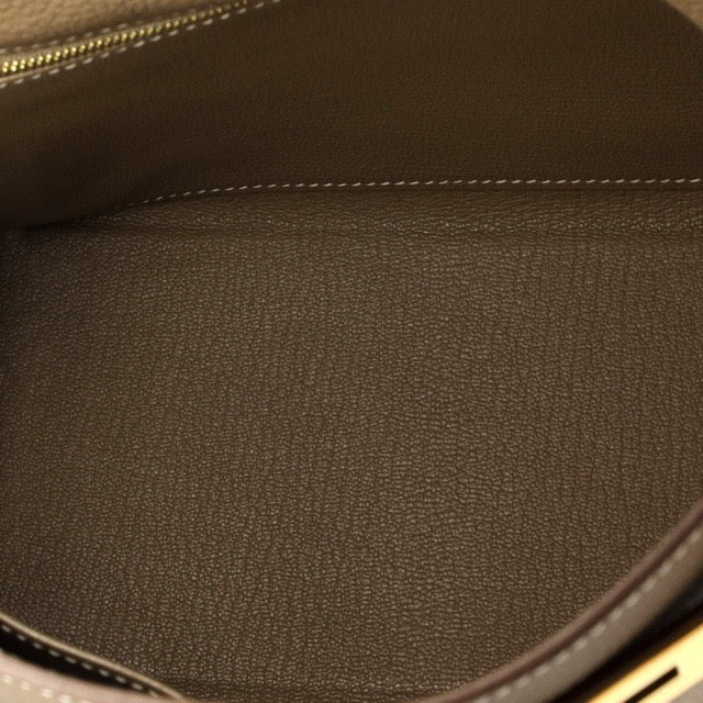 エルメス ケリー28 内縫い エトゥープ トゴ ゴールド金具 HERMES KELLY RETOURNE 28 ETOUPE TOGO GOLD HARDWARE【中古】