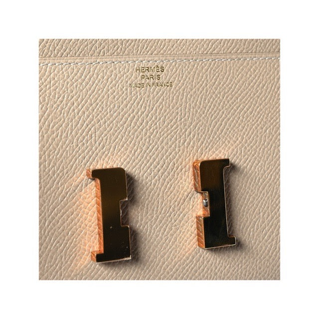 HERMES CONSTANCE LONG WALLET TRENCH EPSOM GOLD HARDWARE