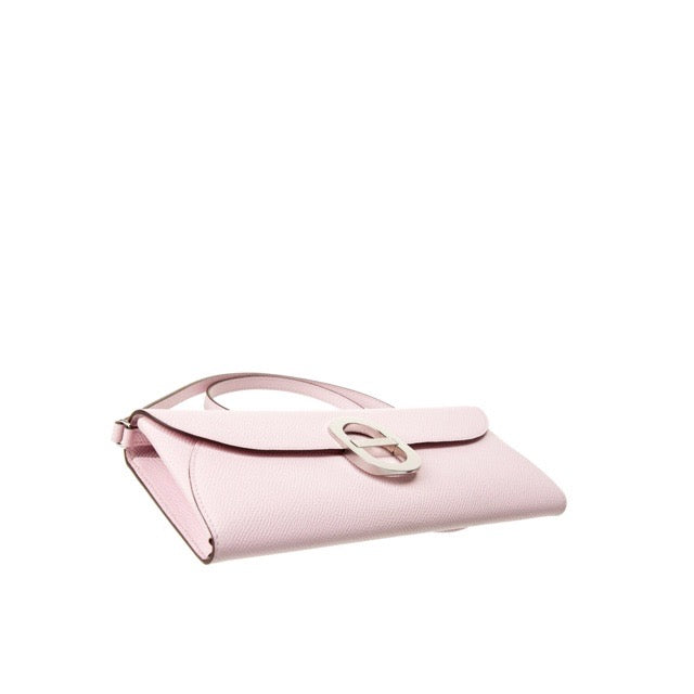 HERMES CHAINE D'ANCRE LONG WALLET TO GO ROSE DARLING EPSOM SILVER HARDWARE