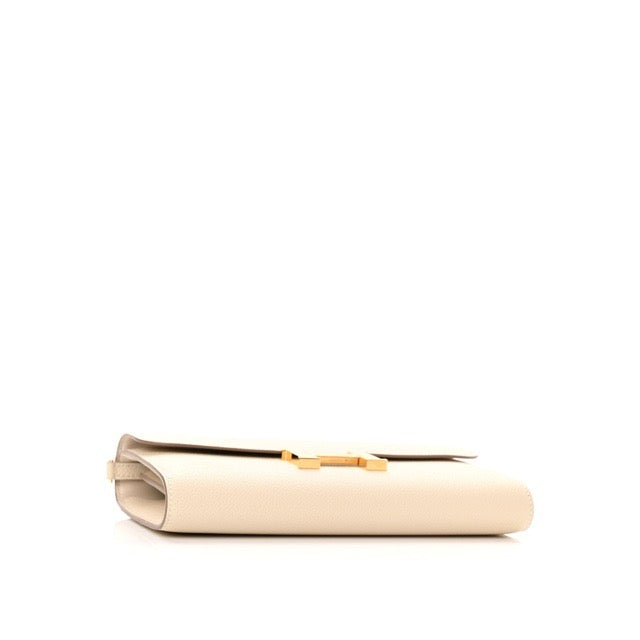 HERMES CONSTANCE LONG WALLET TO GO CRAIE EPSOM GOLD HARDWARE