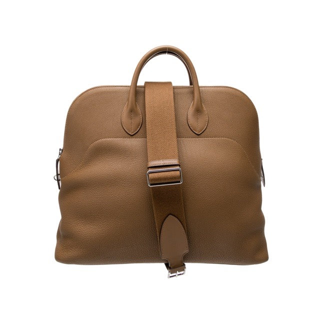 HERMES BOLIDE A DOS BACKPACK ALEZAN TOGO SILVER HARDWARE