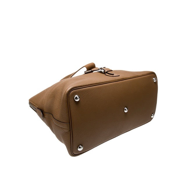 HERMES BOLIDE A DOS BACKPACK ALEZAN TOGO SILVER HARDWARE