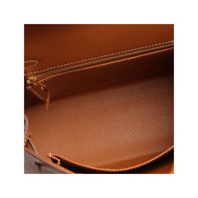 HERMES KELLY 25 SELLIER GOLD EPSOM GOLD HARDWARE