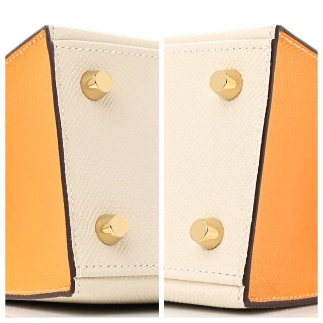 HERMES KELLY 25 SELLIER PESONAL ORDER SPECIAL ORDER CRAIE JAUNE D'OR EPSOM MATTE GOLD HARDWARE HSS
