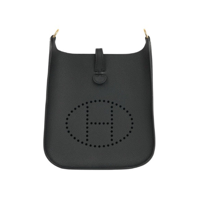 エルメス ミニエヴリン TPM セリエ ブラック エプソン ゴールド金具