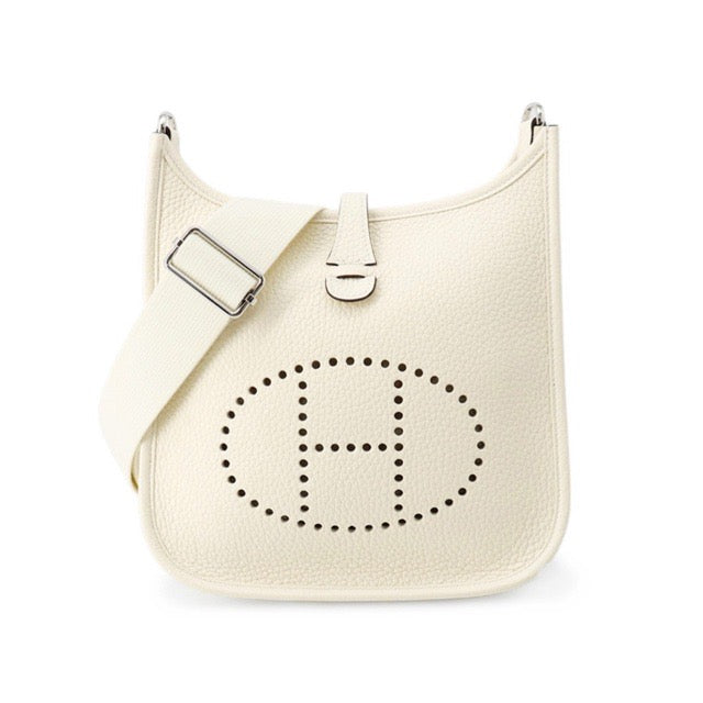 エルメス エヴリン 23 Cream トリヨンクレマンス シルバー金具 エブリン HERMES EVELYNE 23 CREAM TAURILLON CLEMENCE SILVER HARDWARE