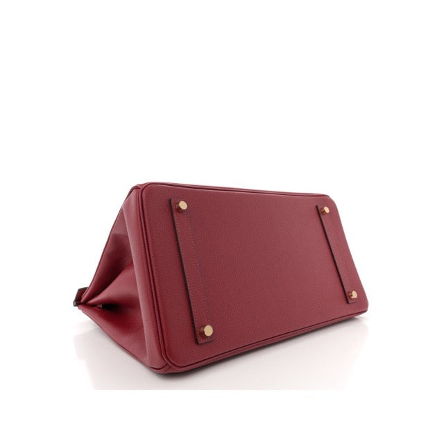 HERMES BIRKIN 35 ROUGE GRENAT EPSOM GOLD HARDWARE