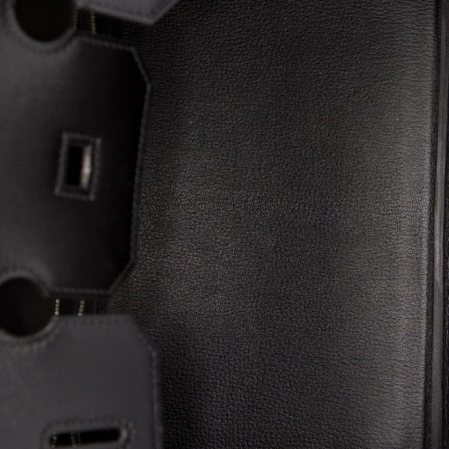 【SO BLACK】エルメス バーキン35 ソーブラック ボックスカーフ ブラック金具 HERMES BIRKIN 35 SO-BLACK BOX CALFSKIN BLACK HARDWARE【中古】